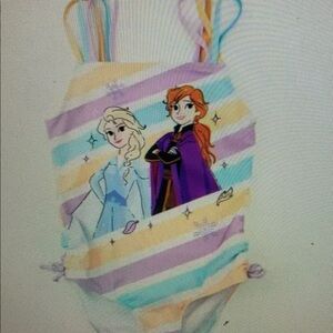 Colorful Striped Kids Swimwear